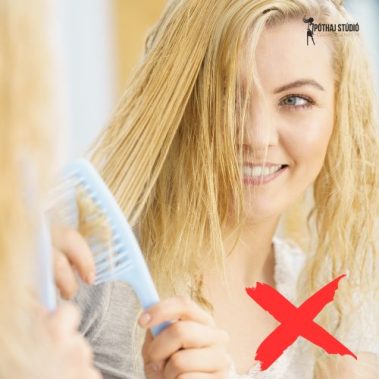 Póthaj Stúdió | Garai Zsanett - Póthaj ápolási tanácsok | SZŐKE póthajadat SOHA ne fésüld vizesen!