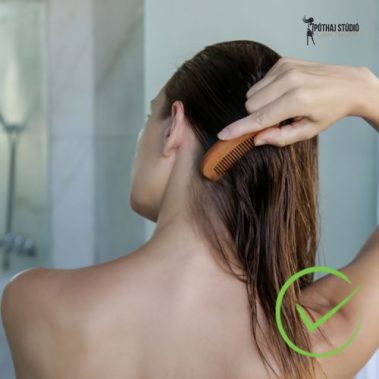 Póthaj Stúdió | Garai Zsanet - Póthaj ápolása | Használj speciális, póthajkefét!